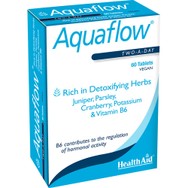 Health Aid Aquaflow Συμπλήρωμα Διατροφής Εκχυλίσματος Βοτάνων & Βιταμινών με Διουρητικές Ιδιότητες Κατά της Κατακράτησης Υγρών 60tabs