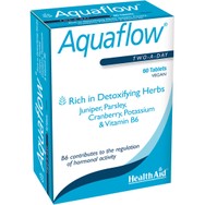 Health Aid Aquaflow Συμπλήρωμα Διατροφής Εκχυλίσματος Βοτάνων & Βιταμινών με Διουρητικές Ιδιότητες Κατά της Κατακράτησης Υγρών 60tabs