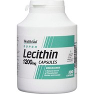 Health Aid Lecithin 1200mg Συμπλήρωμα Διατροφής Λεκιθίνης Σόγιας για τον Μεταβολισμό του Λίπους & Έλεγχο του Βάρους 100caps