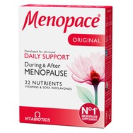 Vitabiotics Menopace Original Food Supplement 30tabs,Συμπλήρωμα Διατροφής για την Μείωση των Συμπτωμάτων Πριν, Κατά την Διάρκεια & Μετά την Εμμηνόπαυση