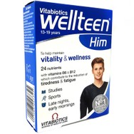 Vitabiotics Wellteen Him Συμπλήρωμα Διατροφής Πολυβιταμινών για Αγόρια 13 Έως 19 Ετών 30tabs