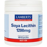 Lamberts Soya Lecithin Συμπλήρωμα Διατροφής Λεκιθίνης Σόγιας για τη Διατήρηση της Φυσιολογικής Ηπατικής Λειτουργίας 1200mg, 120caps