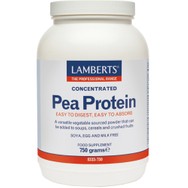 Lamberts Concentrated Pea Protein Συμπλήρωμα Διατροφής Πρωτεΐνης Μπιζελιού για Αποκατάσταση & Αύξηση Καθαρής Μυϊκής Μάζας 750g