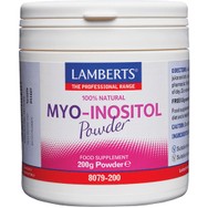 Lamberts Myo-Inositol Powder Συμπλήρωμα Διατροφής Μυοϊνοσιτόλης σε Μορφή Σκόνης για την Αντιμετώπιση Ορμονικών Διαταραχών στις Γυναίκες & Ρύθμιση του Εμμηνορροϊκού Κύκλου 200g