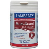 Lamberts Multi-Guard High Strenght Συμπλήρωμα Διατροφής Φόρμουλας Πολυβιταμινών & Μετάλλων με Φυτικά Αντιοξειδωτικά για Ενέργεια & Ενδυνάμωση 90tabs 