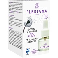 Power Health Fleriana Φυσικό Εντομοαπωθητικό Υγρό Plug Ανταλλακτικό Καταλληλο για Ολες τις Συσκευές 30ml