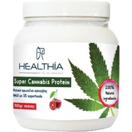 Healthia Super Cannabis Protein Συμπλήρωμα Διατροφής με Πρωτεΐνη Κάνναβης Ενισχυμένη με 15 Υπερτροφές για Έλεγχο του Βάρους, Γράμμωση & Αποκατάσταση με Παράλληλη Υποστήριξη της Καλής Υγείας του Πεπτικού Συστήματος 500gr