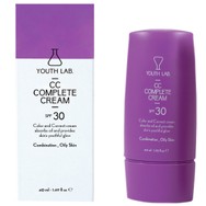 Youth Lab CC Complete Face Cream Spf30 Combination Oily Skin Ενυδατική Κρέμα Προσώπου με Χρώμα & Υψηλό Δείκτη Αντηλιακής Προστασίας, Κατάλληλη για Μεικτό, Λιπαρό Δέρμα 40ml