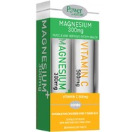 Power Health Promo Magnesium+ 300mg 20 Effer.tabs & Vitamin C 500mg 20 Effer.tabs