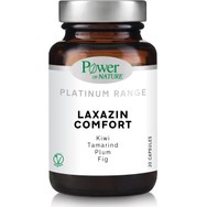 Power Health Platinum Range Laxazin Comfort Συμπλήρωμα Διατροφής με Ακτινίδιο, Δαμάσκηνο & Σύκο για τη Φυσιολογική Λειτουργία του Εντέρου 20caps