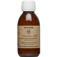Apivita Propolis & Thyme Organic Throat Syrup Συμπλήρωμα Διατροφής σε Σιρόπι με Βιολογική Πρόπολη, Θυμάρι, Μέλι & Βότανα για τον Ερεθισμένο Λαιμό, Αντιμετώπιση του Βήχα & Ενίσχυση του Ανοσοποιητικού με Φυσική Γεύση 150ml