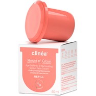 Clinéa Reset n' Glow Age Defense & Illuminating Sorbet Face Cream Refill,Αντιγηραντική Κρέμα Ημέρας Προσώπου για Επαναφορά της Λάμψης, Ανταλλακτικό 50ml