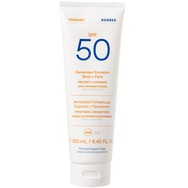 Korres Yoghurt Sunscreen Emulsion Face & Body Spf50 Αντηλιακό Γαλάκτωμα Προσώπου Σώματος Υψηλής Προστασίας με Γιαούρτι 250ml