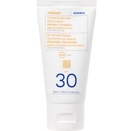 Korres Yoghurt Tinted Sunscreen Face Cream Spf30 Αντηλιακή Κρέμα Προσώπου με Χρώμα Υψηλής Προστασίας για Άμεση Ενυδάτωση, Κατάλληλο για Ευαίσθητες Επιδερμίδες 50ml