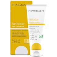 Pharmasept Heliodor Face Sun Cream Spf50 Κρέμα Υψηλής Αντηλιακής Προστασίας Προσώπου & Ντεκολτέ 50ml