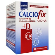 Intermed Calciofix Calcium 600mg & D3 200IU Συμπλήρωμα Διατροφής για την Κάλυψη των Αναγκών σε Ασβέστιο & Βιταμίνη D3 90tabs
