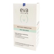 Eva Intima Maxi Size Towelettes Daily Wellness Μαλακά Πανάκια Στιγμιαίου Καθαρισμού & Περιποίησης της Ευαίσθητης Περιοχής 12 Τεμάχια