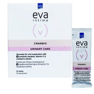 Eva Intima Cranbio Urinary Care Συμπλήρωμα Διατροφής για Καλή Υγεία του Ουροποιητικού Συστήματος & του Κόλπου 20 Φακελίσκοι