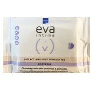 Eva Intima Disorders Biolact Maxi Size Towelettes Πανάκια Καθαρισμού της Ευαίσθητης Περιοχής με Προβιοτικά και Πρεβιοτικά 10 Wipes