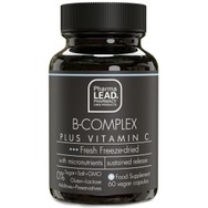 Pharmalead Black Range B-Complex Plus Vitamin C Συμπλήρωμα Διατροφής για την Ομαλή Λειτουργία Νευρικού & Ανοσοποιητικού Συστήματος 60veg.caps