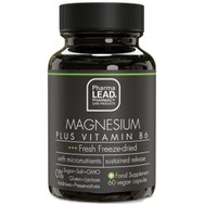 Pharmalead Black Range Magnesium Plus Vitamin B6 Συμπλήρωμα Διατροφής για την Ομαλή Λειτουργία Μυών & Νευρικού Συστήματος 60veg.caps
