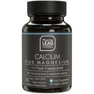 Pharmalead Black Range Calcium Plus Magnesium Συμπλήρωμα Διατροφής με Ασβέστιο & Μαγνήσιο για την Υγεία Οστών, Δοντιών & Μυών 60veg.caps