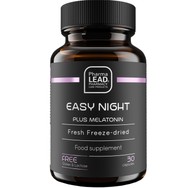 Pharmalead Black Range Easy Night Plus Melatonin Συμπλήρωμα Διατροφής Μελατονίνης, Εκχυλίσματος Βοτάνων, Βιοτίνης & Αμινιοξέος Τρυπτοφάνης για Γρηγορότερο, Ποιοτικότερο Ύπνο & Ανακούφιση από το Jet Lag 30caps