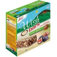 Wish Bars With Honey & Fig Μπάρα Αποξηραμένου Φρούτου & Ξηρών Καρπών με Μέλι & Σύκο 6x30g - Σύκο