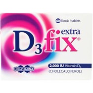 Uni-Pharma Vitamin D3 Fix Extra 2000iu 60tabs