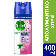 Dettol Spray Orchard Blossom Απολυμαντικό Αντιβακτηριδιακό Σπρέι για Σκληρές & Μαλακές Επιφάνειες 400ml