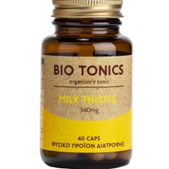 Bio Tonics Premium Milk Thistle 340mg Συμπλήρωμα Διατροφής Εκχυλίσματος Γαϊδουράγκαθου για την Προστασία του Ήπατος με Αντιφλεγμονώδεις & Αντιοξειδωτικές Ιδιότητες40veg.caps