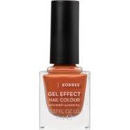 Korres Gel Effect Nail Colour Βερνίκι Νυχιών με Αμυγδαλέλαιο για Έντονη Λάμψη & Μεγάλη Διάρκεια 11ml - 64 Keramos