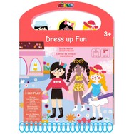 Avenir Dress Up Fun Κωδ 60730 Παιδικό Βιβλίο Ζωγραφικής με Αυτοκόλλητα 1 Τεμάχιο