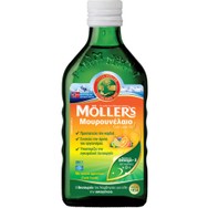 Moller's Cod Liver Oil Tutti Frutti Συμπλήρωμα Διατροφής Πόσιμου Μουρουνέλαιου Πλούσιο σε Ω3 με Βιταμίνες A, D & E με Γεύση Διάφορων Φρούτων 250ml