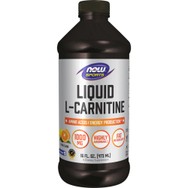 Now Foods L-Carnitine Liquid Συμπλήρωμα Διατροφής Καρνιτίνης σε Πόσιμο Υγρό για την Παραγωγή Ενέργειας με Γεύση Εσπεριδοειδή 1000mg 473ml - Citrus