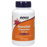 Now Foods Inositol 500mg Συμπλήρωμα Διατροφής που Συμβάλει στην Παραγωγή Κυτταρικής Ενέργειας 100veg.caps