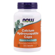Now Foods Calcium Hydroxyapatite Caps 1000mg Συμπλήρωμα Διατροφής Ασβέστιο σε Μορφή MCH (Microcrystaline Collagen) 120caps