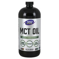 Now Foods MCT Oil Liquid Vegeterian 100% Pure Συμπλήρωμα Διατροφής, Θερμογεννητική Φόρμουλα Απώλειας Βάρους 946ml