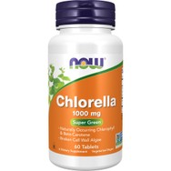 Now Foods Chlorella 1000mg Συμπλήρωμα Διατροφής Μικροφυκιού Χλωρέλλας Πλούσιο σε Βιταμίνες & Μέταλλα για Ομαλή Ανοσολογική Απόκριση & Βελτίωση της Γαστρεντερικής Λειτουργίας 60tabs