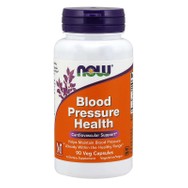 Now Foods Blood Pressure Health Συμπλήρωμα Διατροφής που Συμβάλλει στην Μείωση της Αρτηριακής Πίεσης 90veg.caps
