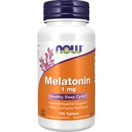 Now Foods Melatonin 1mg Συμπλήρωμα Διατροφής Μελατονίνης για Γρηγορότερο & Ποιοτικότερο Ύπνο 100tabs