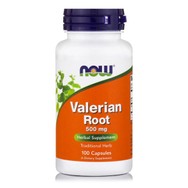 Now Foods Valerian Root 500mg Συμπλήρωμα Διατροφής από το Φυτό Βαλεριάνα, με Ηρεμιστικές & Αντισπασμωδικές Ιδιότητες 100 Caps