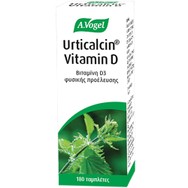 A.Vogel Urticalcin Vitamin D Συμπλήρωμα Διατροφής με Βιταμίνη D3 από Εκχύλισμα Τσουκνίδας & Ασβέστιο για την Καλή Υγεία των Οστών, Δοντιών Μαλλιών & Δέρματος 180tabs