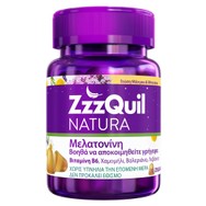 ZzzQuil Natura Συμπλήρωμα Διατροφής με Μελατονίνη σε Μορφή Ζελεδάκι που Βοηθά να Αποκοιμηθείτε Γρηγορότερα Μπανάνα & Μάνγκο 30 Ζελεδάκια