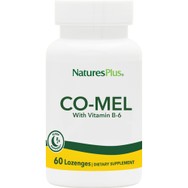 Natures Plus Promo CO-Mel with Vitamin B6 Συμπλήρωμα Διατροφής με Μελατονίνη & Βιταμίνη Β6 για την Καταπολέμηση της Αϋπνίας & Βελτίωση του Ύπνου με Γεύση Δυόσμου 60 Lozenges