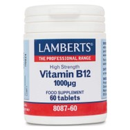 Lamberts Βιταμίνη B-12 Συμπλήρωμα Διατροφής Βιταμίνης Β12, 1000mcg 60tabs