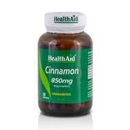 Health Aid Cinnamon 850mg Βοηθά Τον Οργανισμό Στη Διαχείριση Της Ινσουλίνης 30tabs
