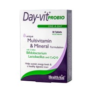 Health Aid Day-Vit Probio 2Billion Probiotic & Coq10 2Δις Προβιοτικών 30tabs