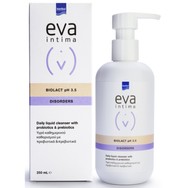 Eva Intima Biolact pH 3.5 Disorders Υγρό Καθαρισμού της Ευαίσθητης Περιοχής με Προβιοτικά & Πρεβιοτικά 250ml