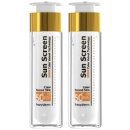 Σετ Frezyderm Sun Screen Color Velvet Face Cream Spf50+, Αντηλιακή Προσώπου με Χρώμα, Πολύ Υψηλής Προστασίας & Βελούδινης Υφής 2x50ml